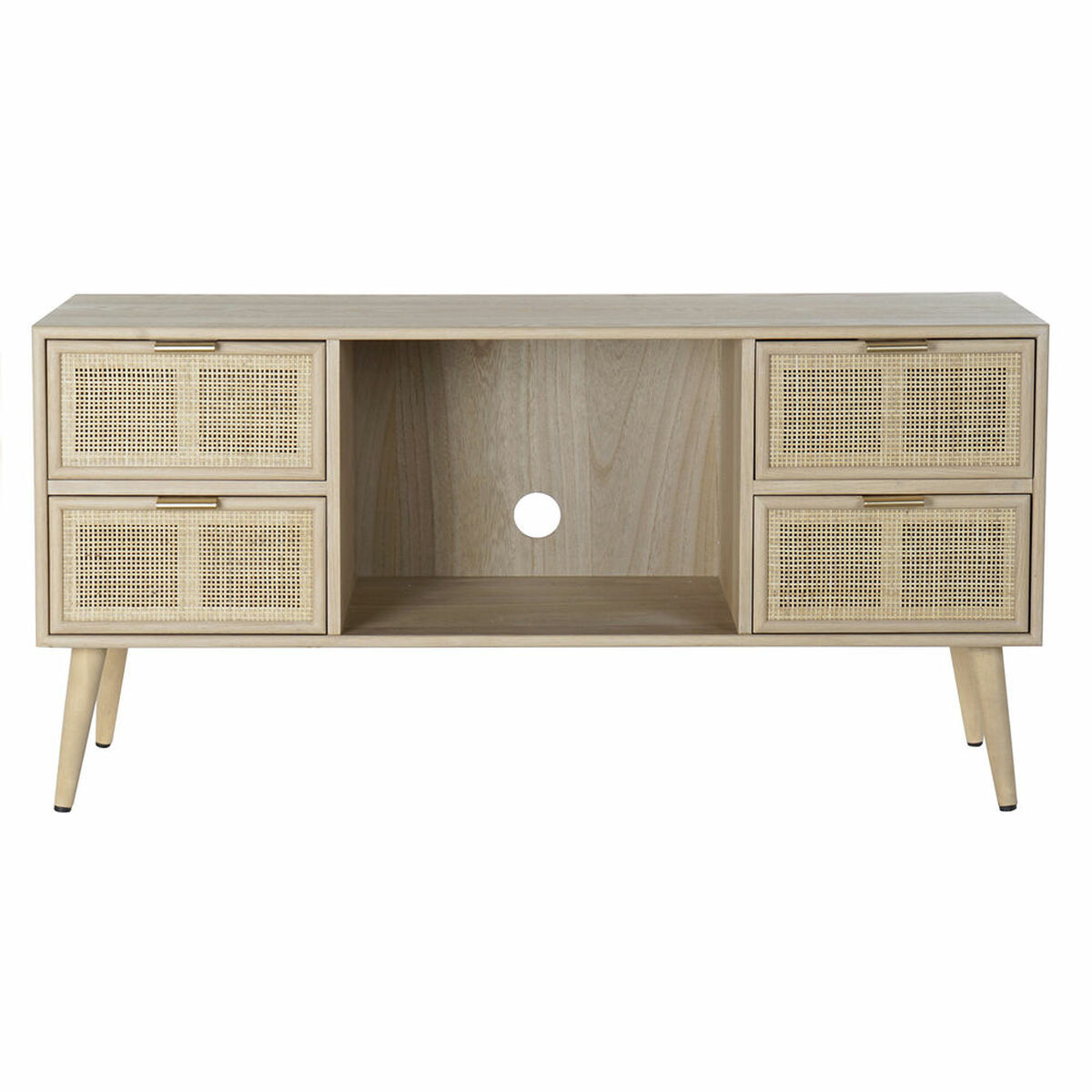 TV-möbler DKD Home Decor Multicolour Naturell Paulowniaträ Trä MDF 120 x 42 x 60 cm - 4