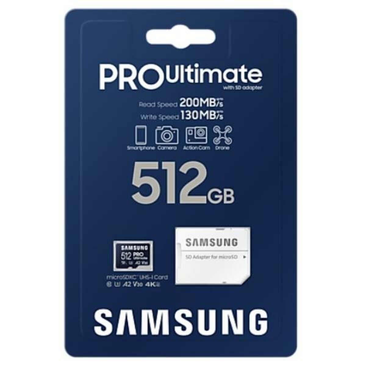 Micro-SD Minneskort med Adapter Samsung MB-MY512SA/WW - 2