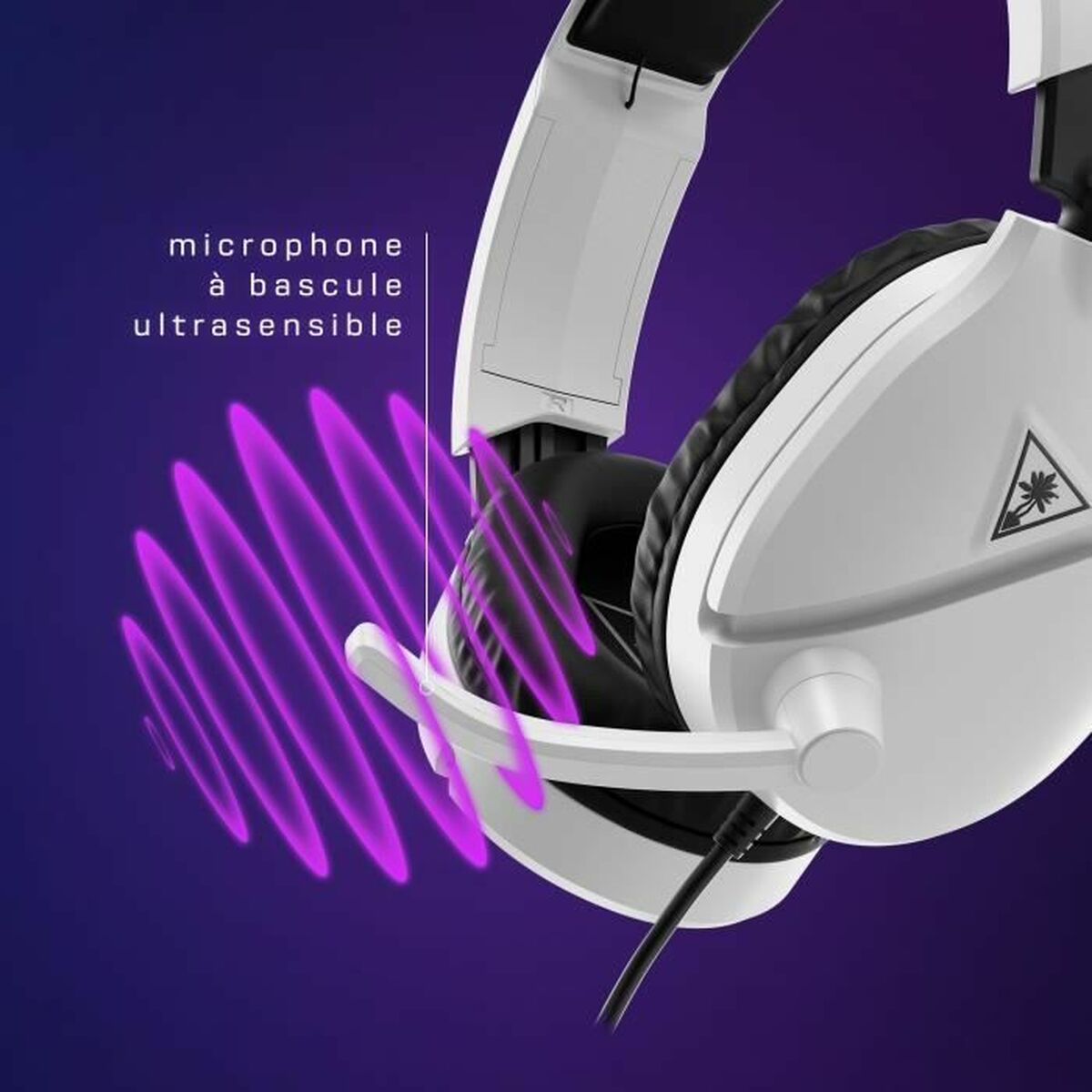 Hörlurar med Mikrofon Turtle Beach TBS-2001-15 Vit Svart - 6