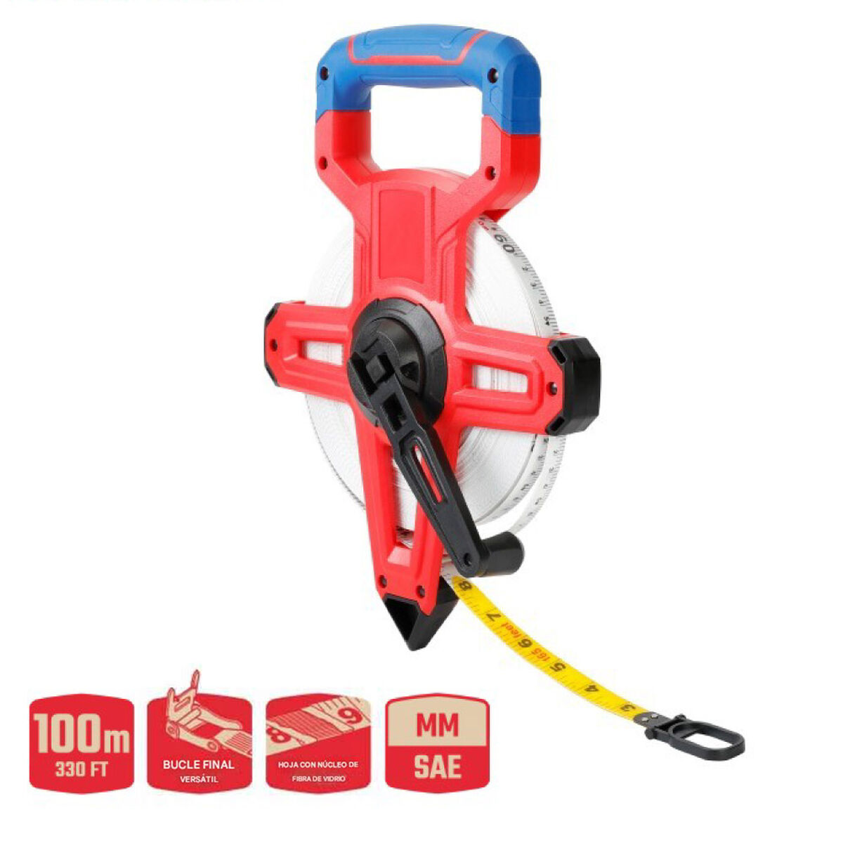 Måttband Workpro Glasfiber (100 m) - 2