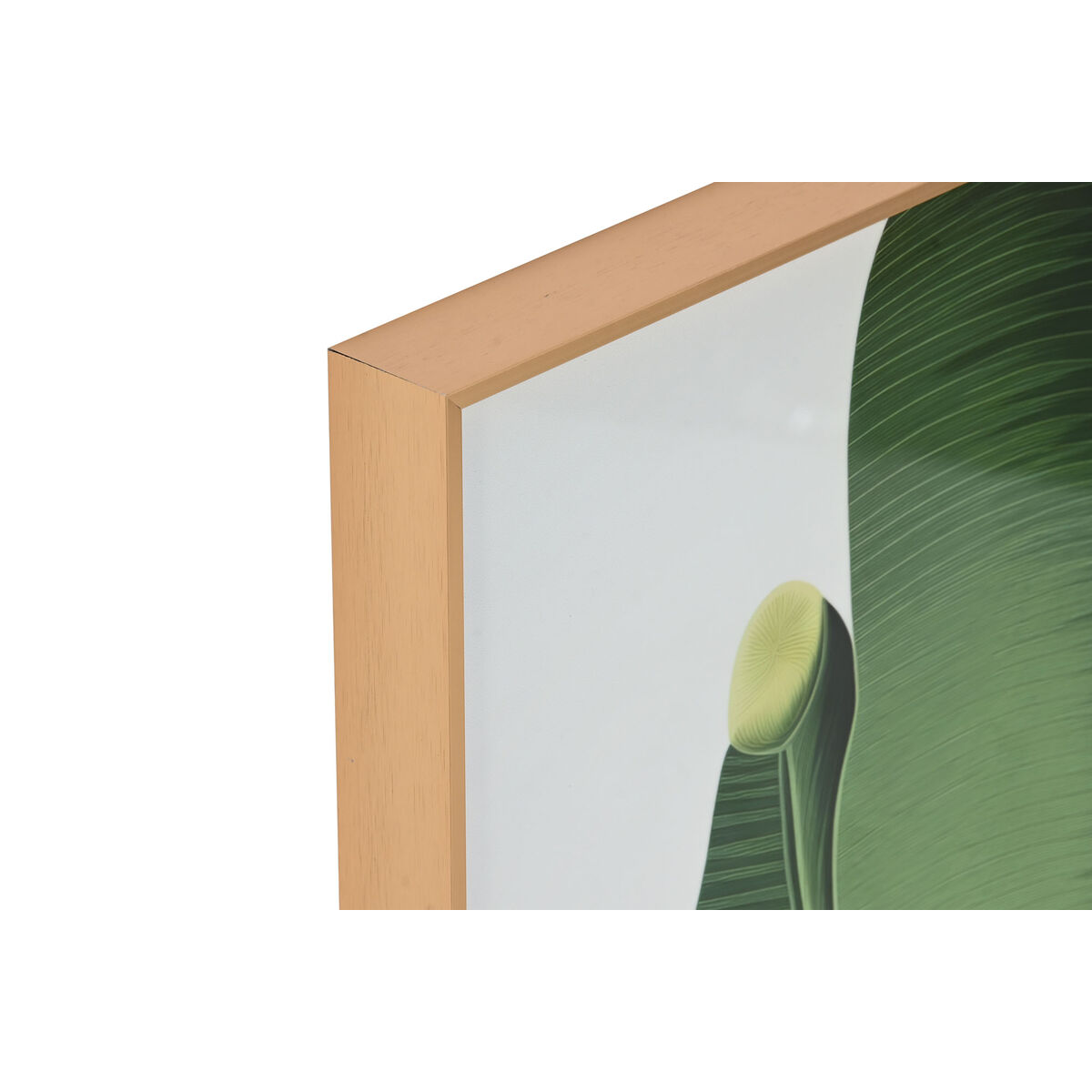 Tavla Home ESPRIT Aluminium Trä MDF 80 x 3,5 x 80 cm - 2