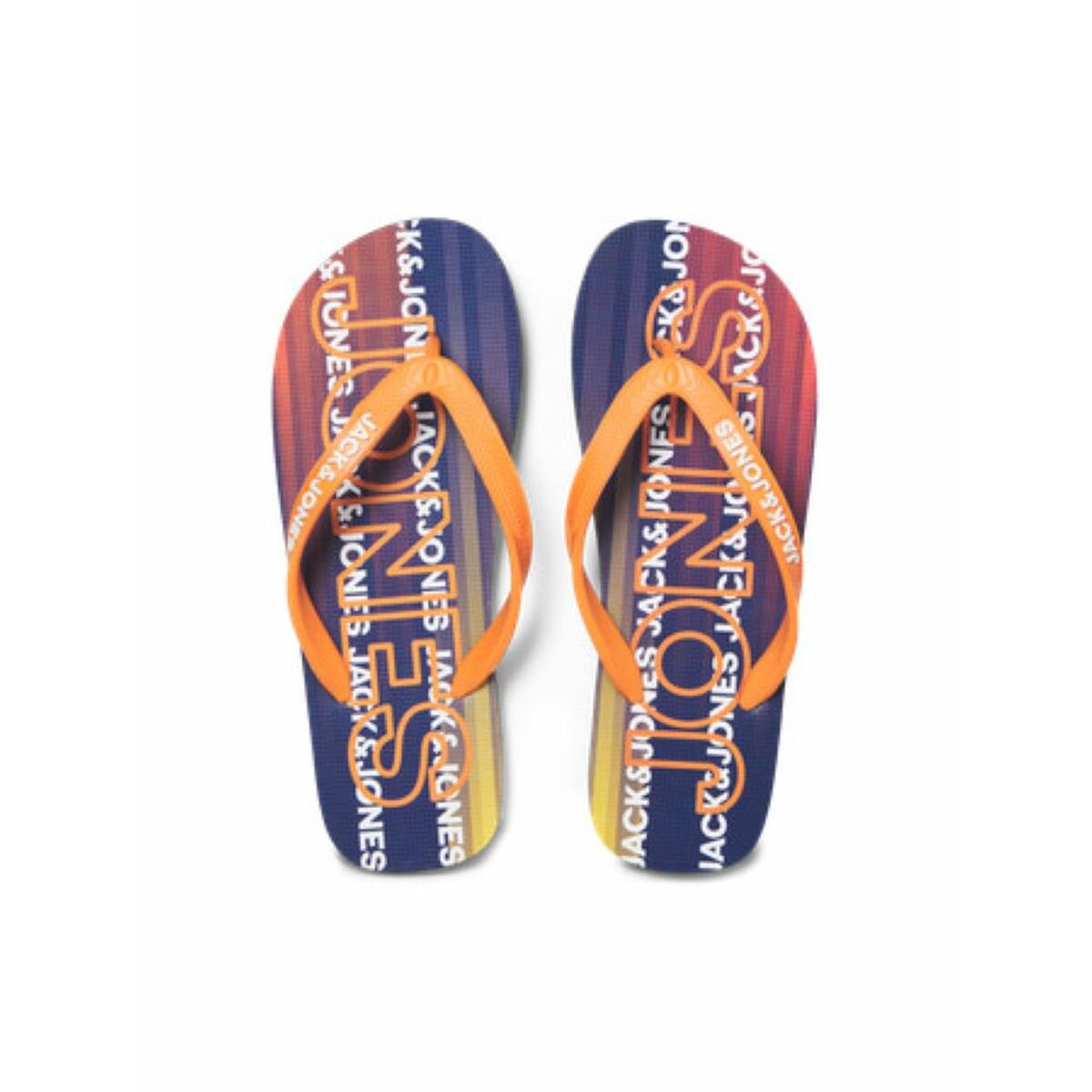 Strandtofflor för män Jack & Jones JFWLOGO 2.0 FLIP FLOP Orange