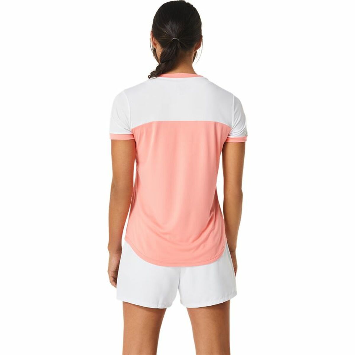 Sporttröja med ärmar Asics Court Rosa Tennis - 2