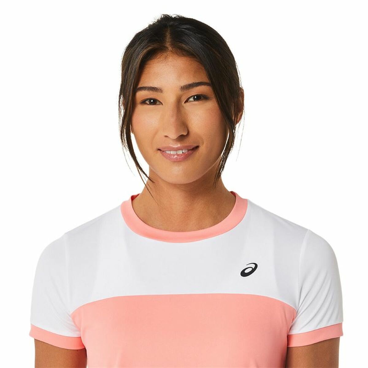 Sporttröja med ärmar Asics Court Rosa Tennis - 4