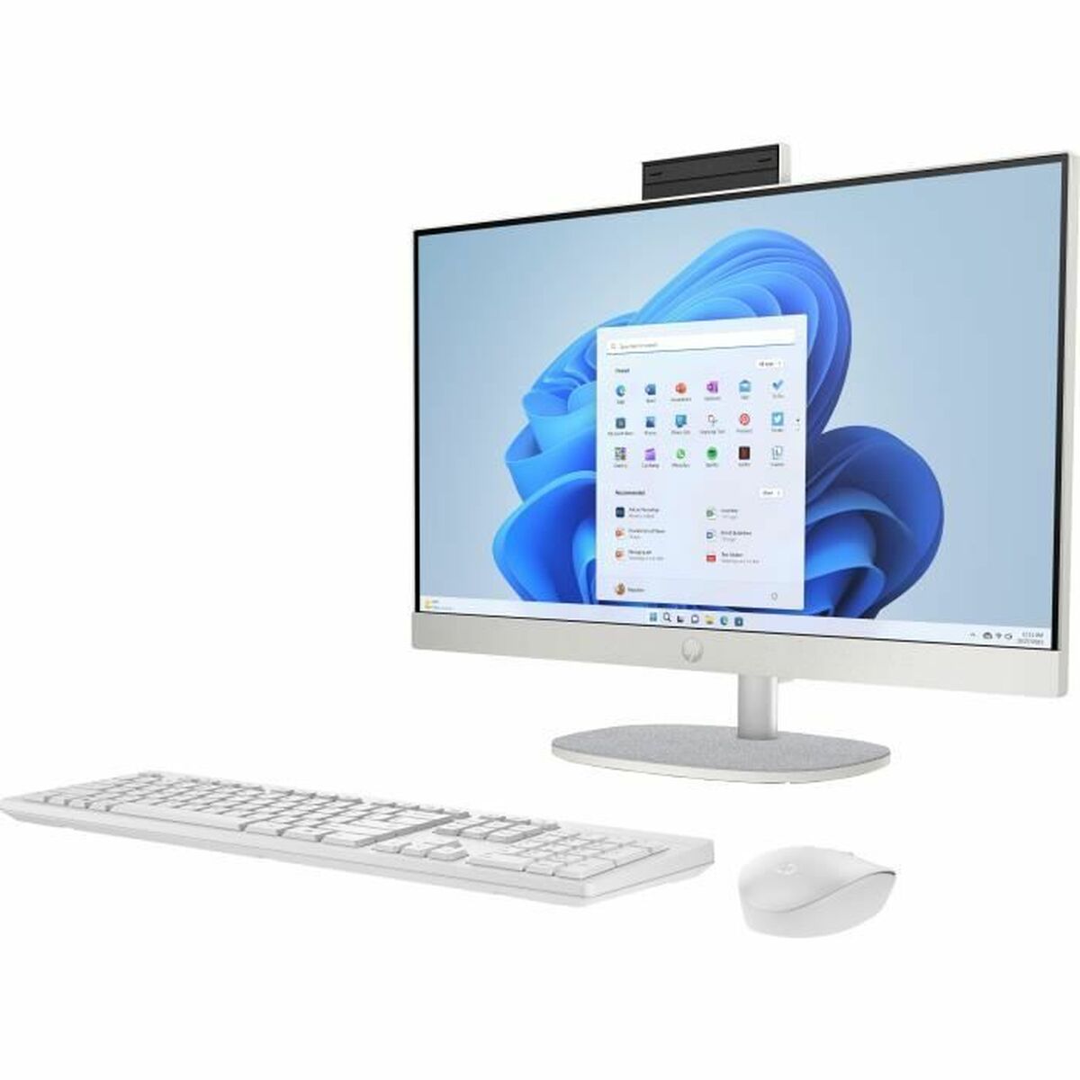 All in One HP 24-cr0081nf 16 GB RAM 23,8" AMD Ryzen 7 7730U 512 GB - 3