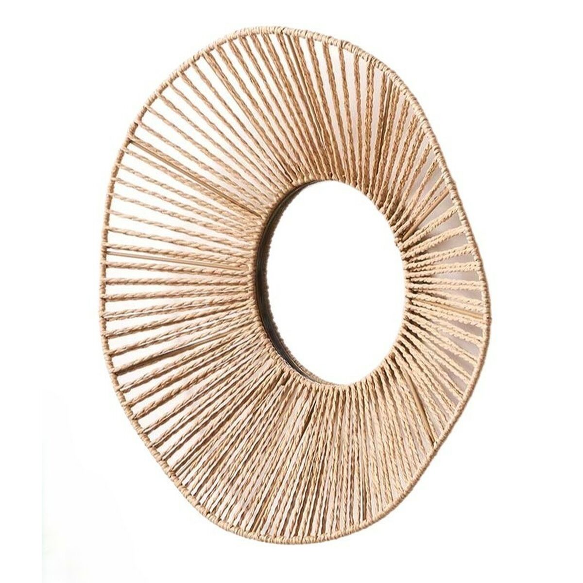 Väggspegel Gift Decor Naturell Vågor 41 x 8 x 41 cm (6 antal) - 2