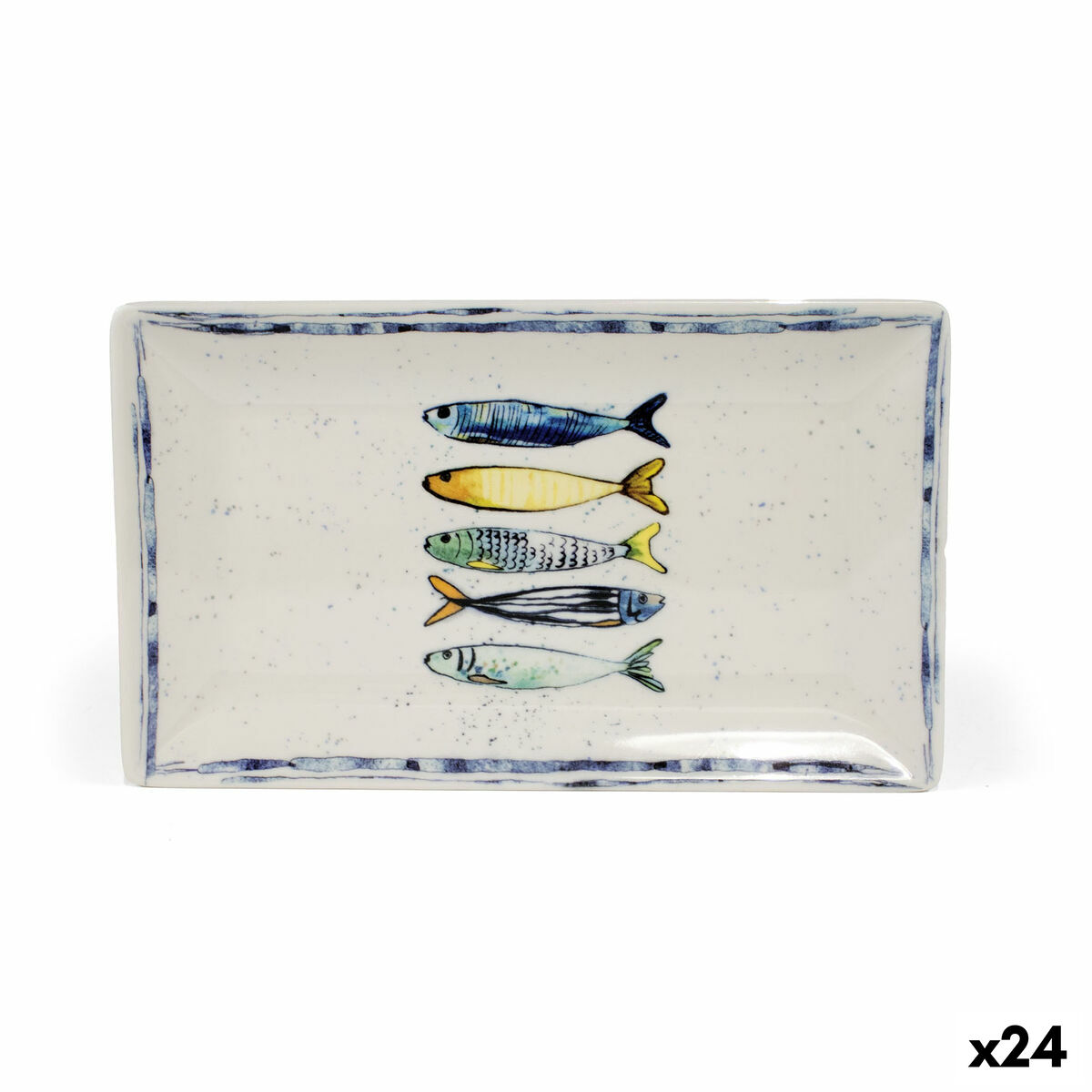 Bricka La Mediterránea 20 x 13 x 2 cm (24 antal)