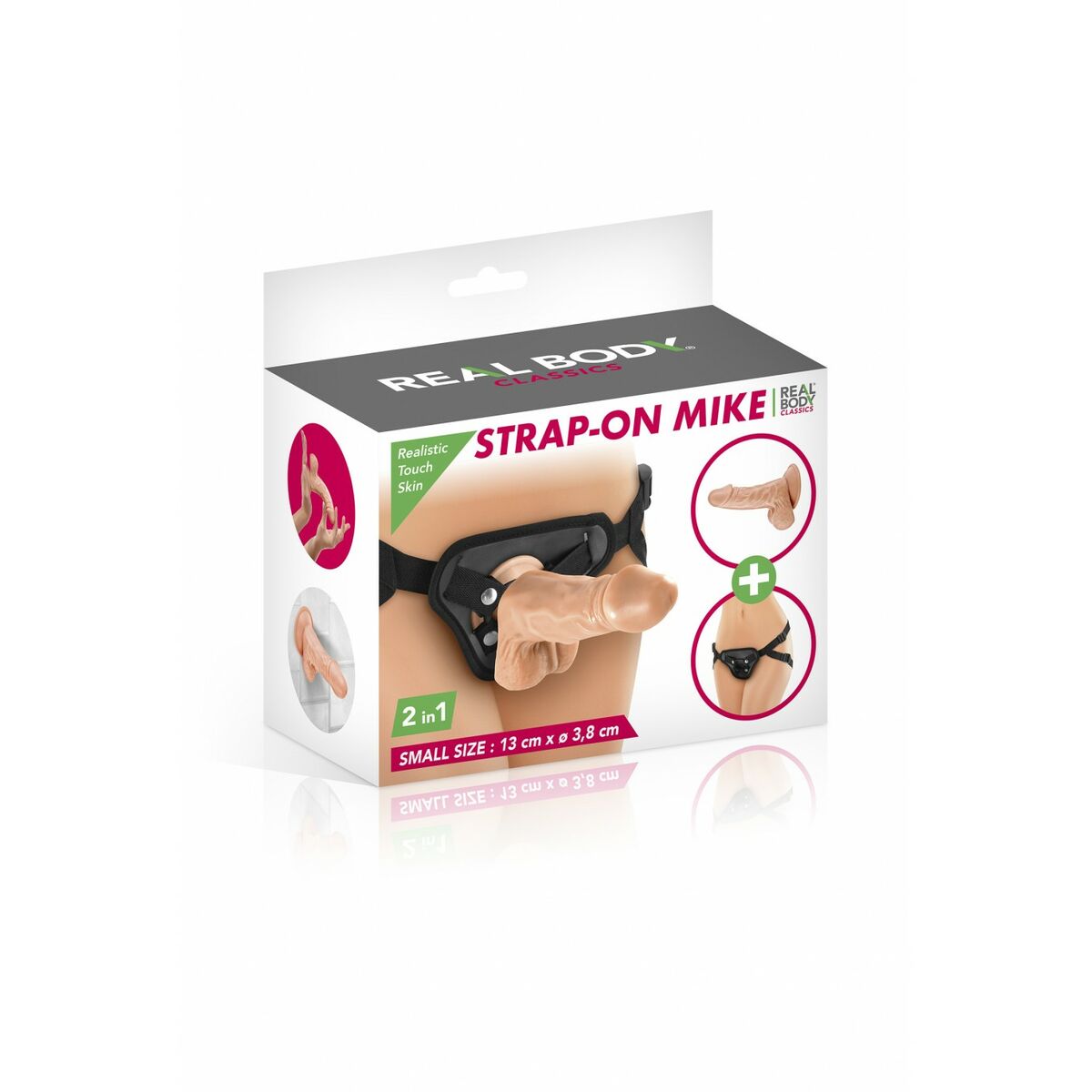 Strap-on dildo Real Body MIke 13 cm - 2