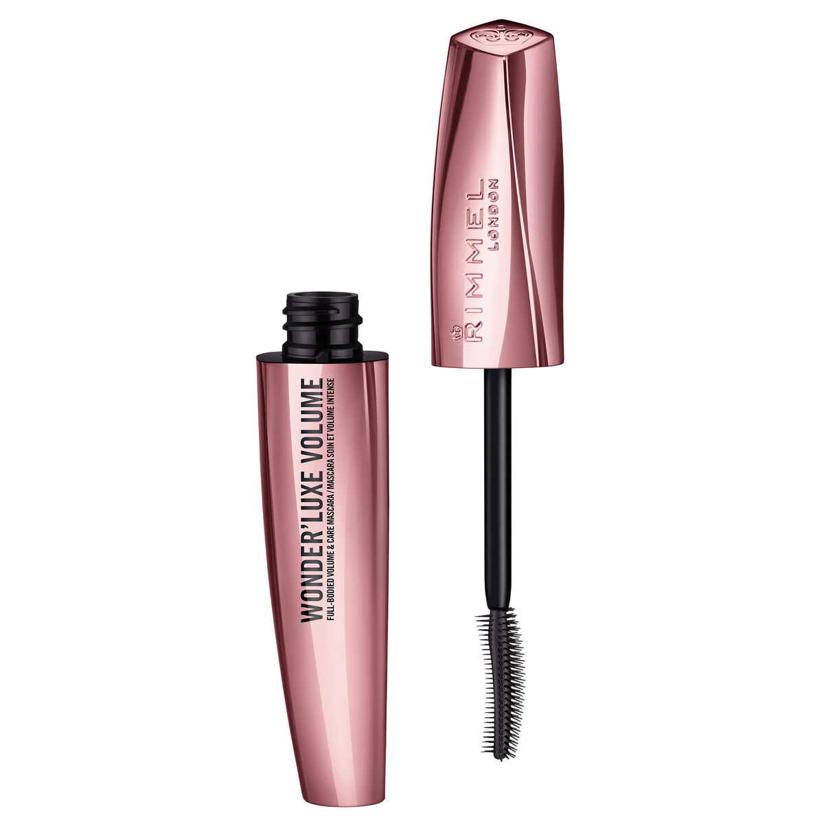 Volymgivande maskara Rimmel London Wonder'Luxe Svart Nº 001 - 2