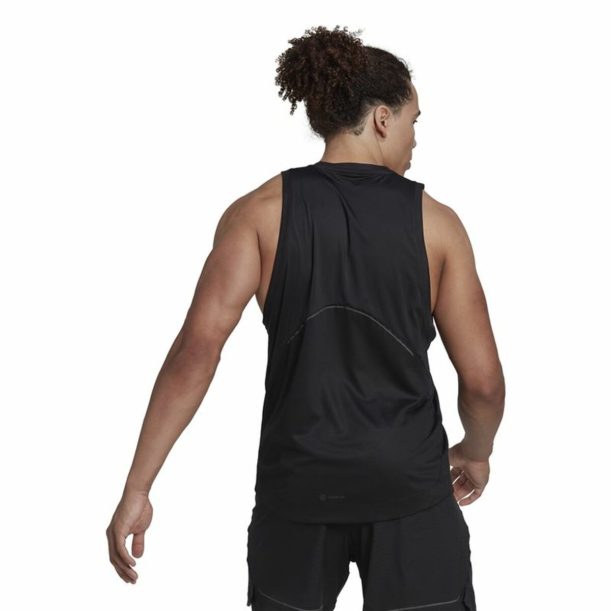 Ärmlös sporttröja Herr Adidas HIIT Spin Training Svart - 7