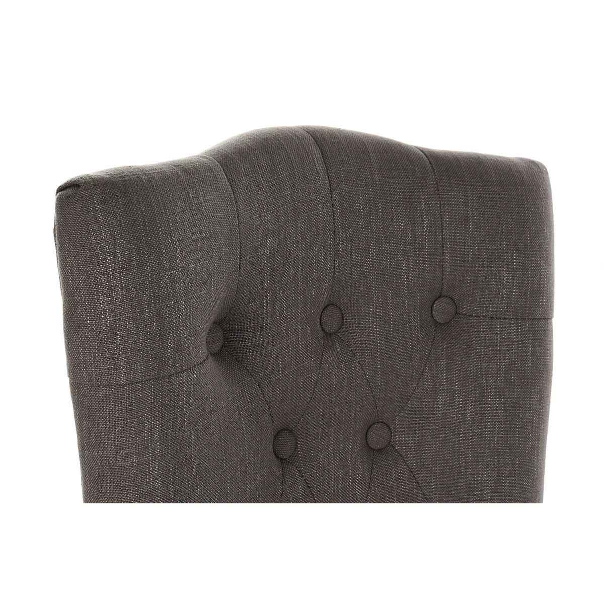 Matsalsstol DKD Home Decor 52 x 53 x 103 cm Mörkgrå - 5