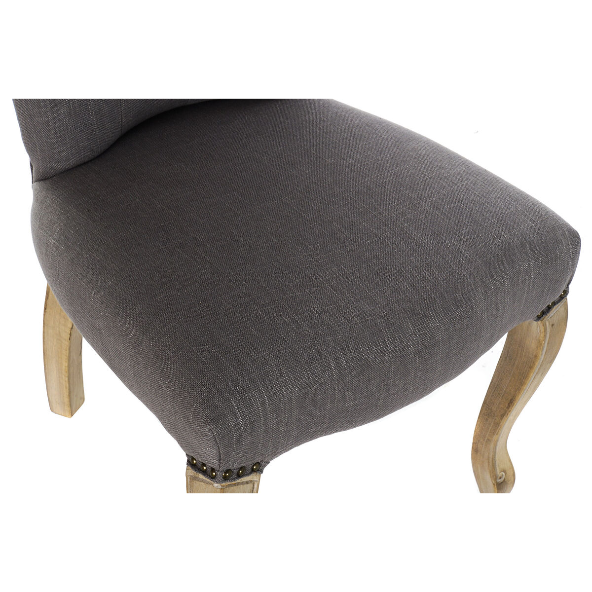 Matsalsstol DKD Home Decor 52 x 53 x 103 cm Mörkgrå - 4