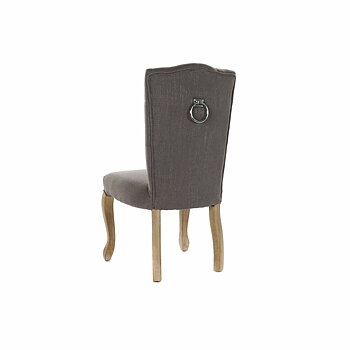 Matsalsstol DKD Home Decor 52 x 53 x 103 cm Mörkgrå