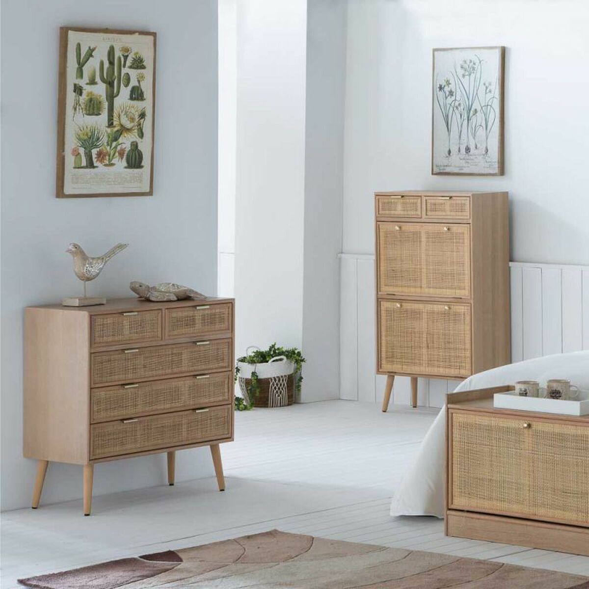 Prydnadsfigur Alexandra House Living Vit Naturell Sköldpadda 8 x 20 x 31 cm - 2