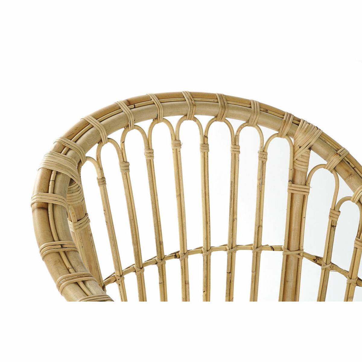 Fåtölj DKD Home Decor Ljusbrun Rattan (62 x 72 x 83 cm) - 3
