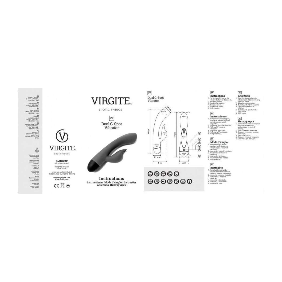 G-spotvibrator Virgite Rosa - 6