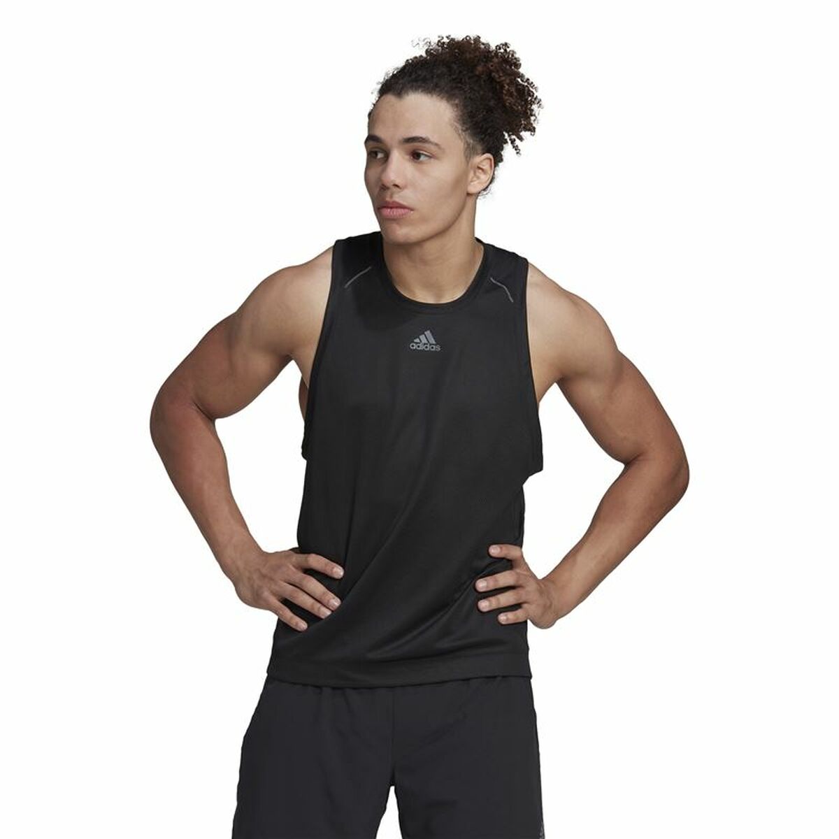 Ärmlös sporttröja Herr Adidas HIIT Spin Training Svart - 3