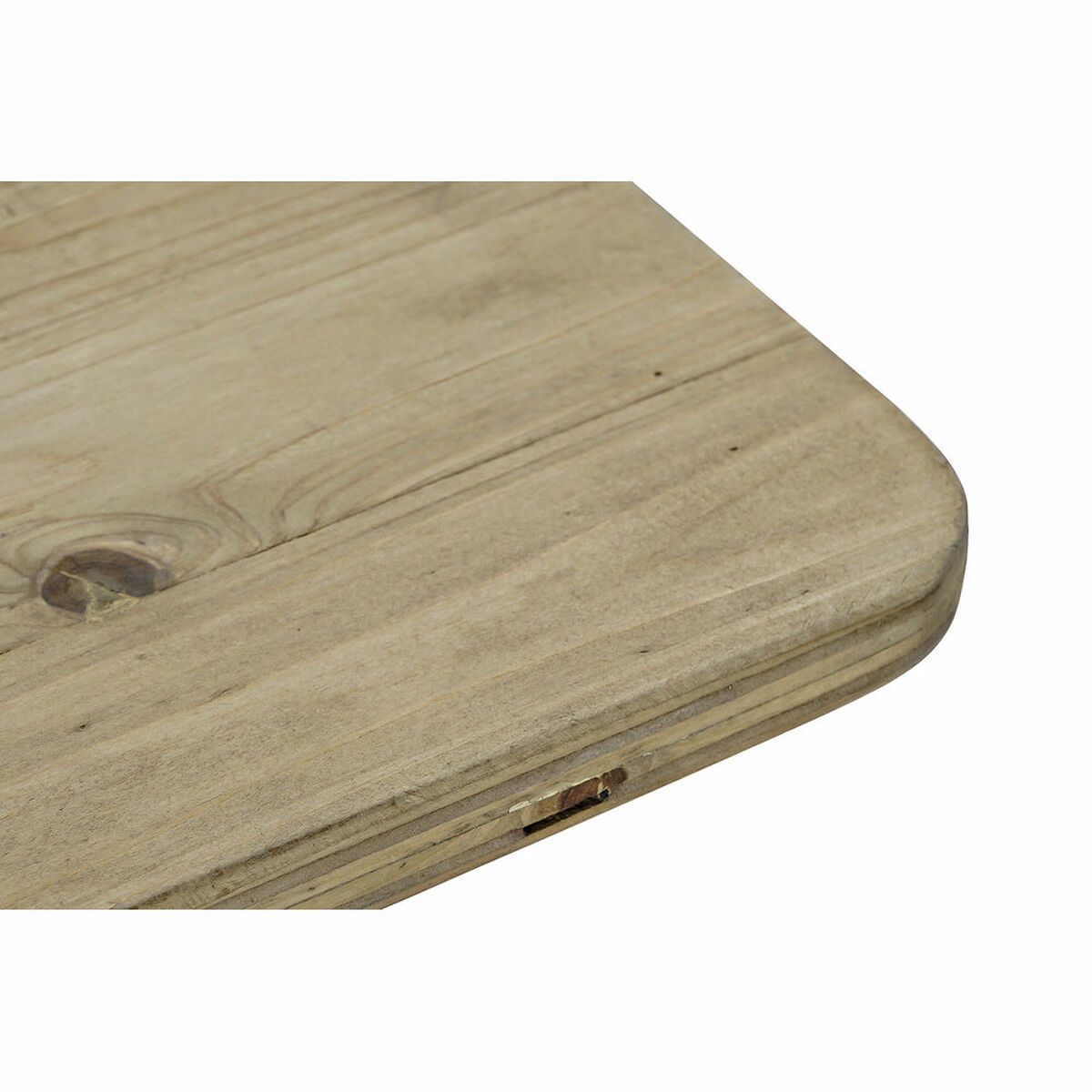 Sidobord DKD Home Decor Svart Koppar Naturell PVC Metall Gran 112 x 54 x 52 cm - 4