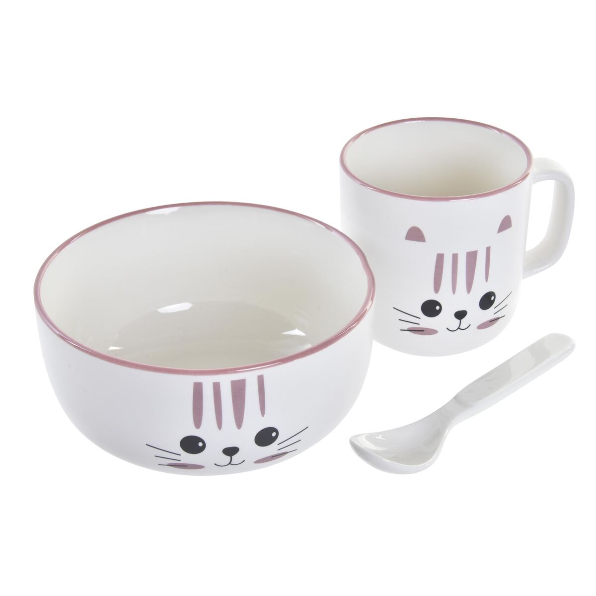 Matset för barn DKD Home Decor Katt - 5