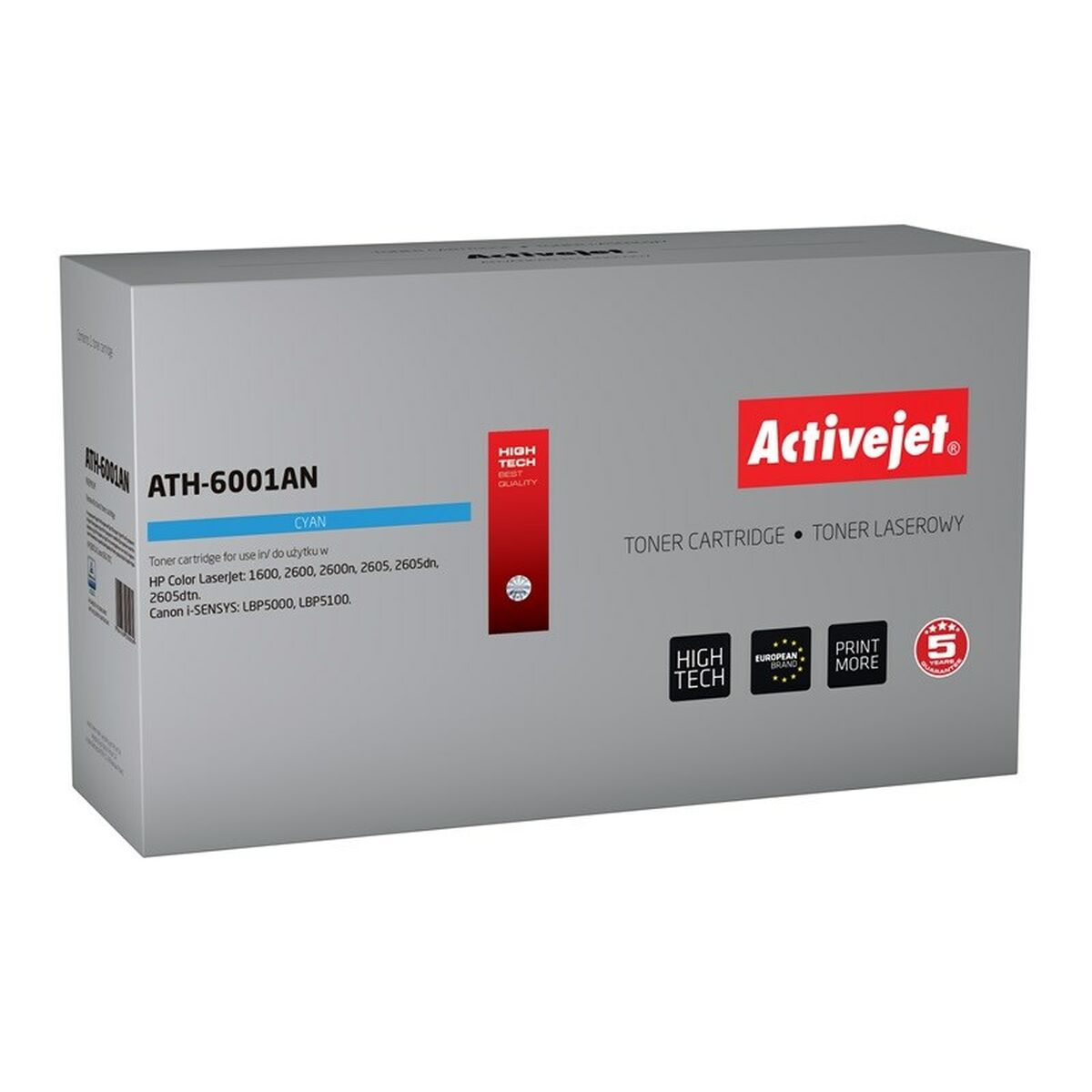 Toner Activejet ATH-6001AN Turkos - 2