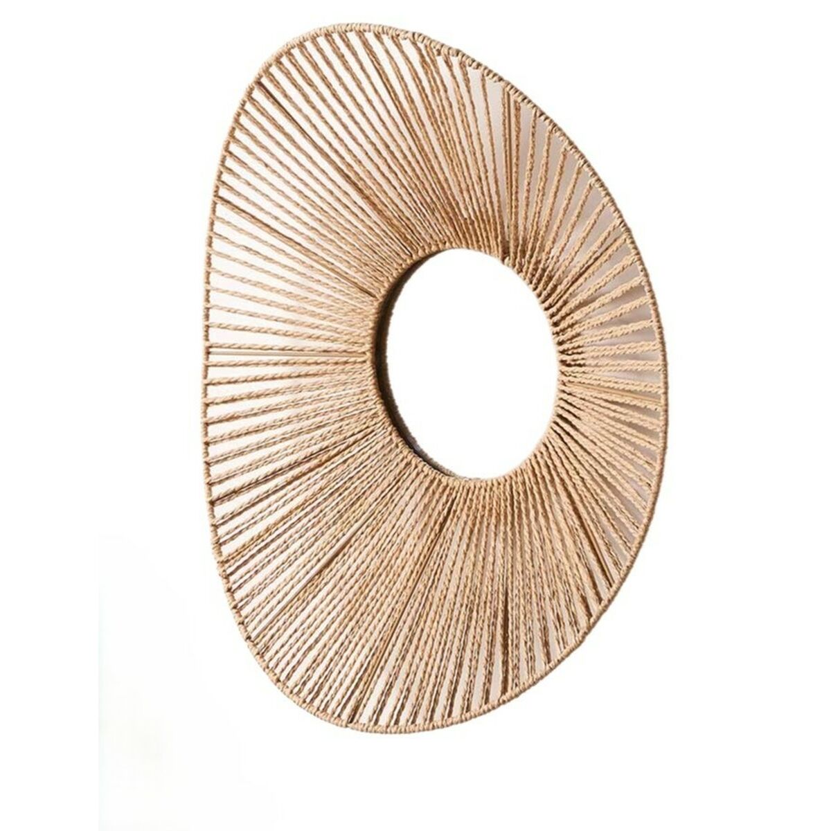 Väggspegel Gift Decor Naturell Avlång 55 x 14 x 48 cm (4 antal) - 2