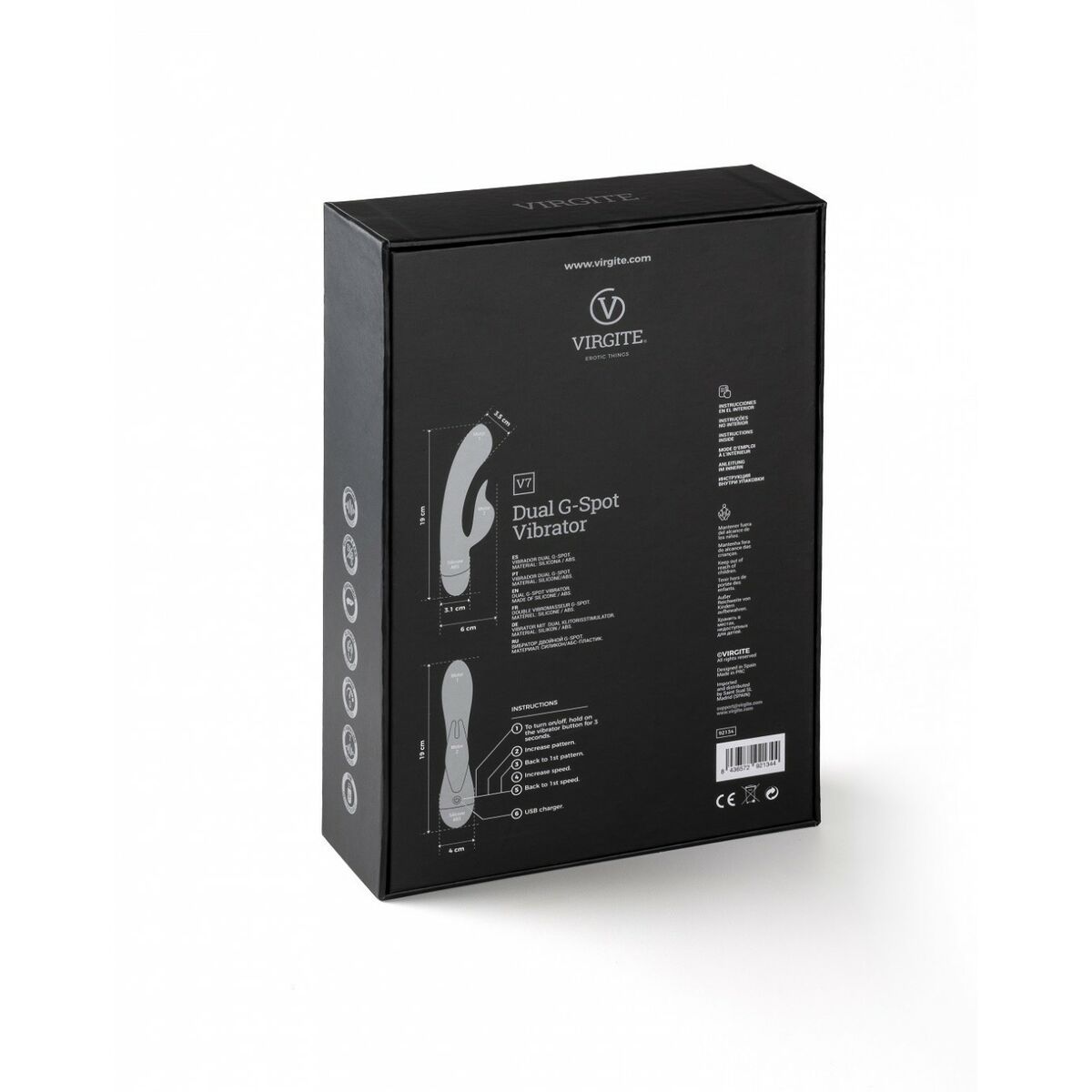 G-spotvibrator Virgite Blå - 5