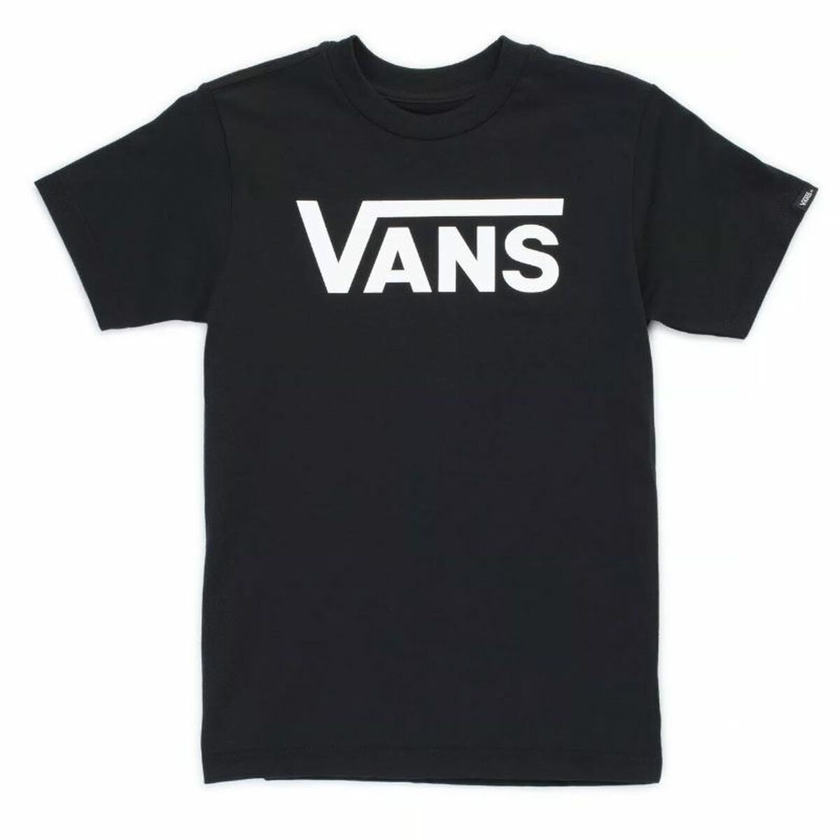 T-shirt med kortärm Barn Vans Drop V Boys Svart - 10