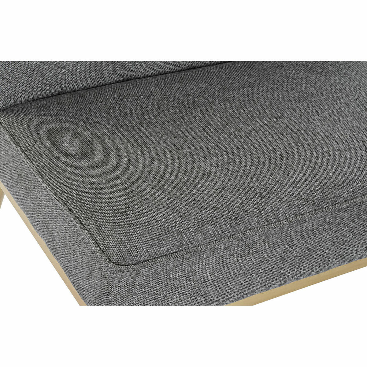 Fåtölj DKD Home Decor 80 x 66 x 72 cm Gran Trä Brun Mörkgrå - 2