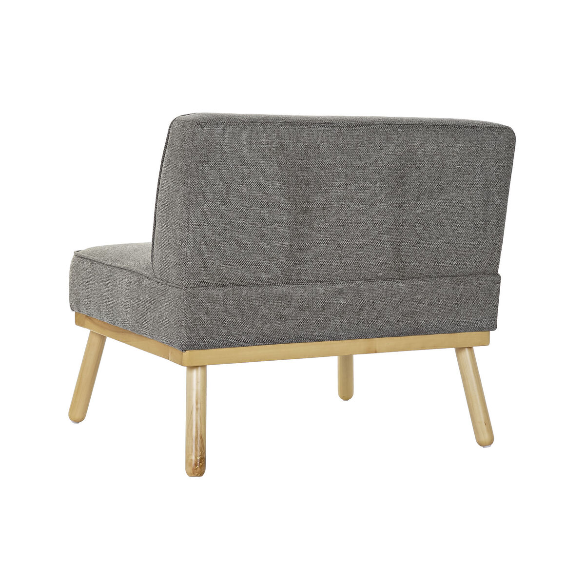 Fåtölj DKD Home Decor 80 x 66 x 72 cm Gran Trä Brun Mörkgrå - 6