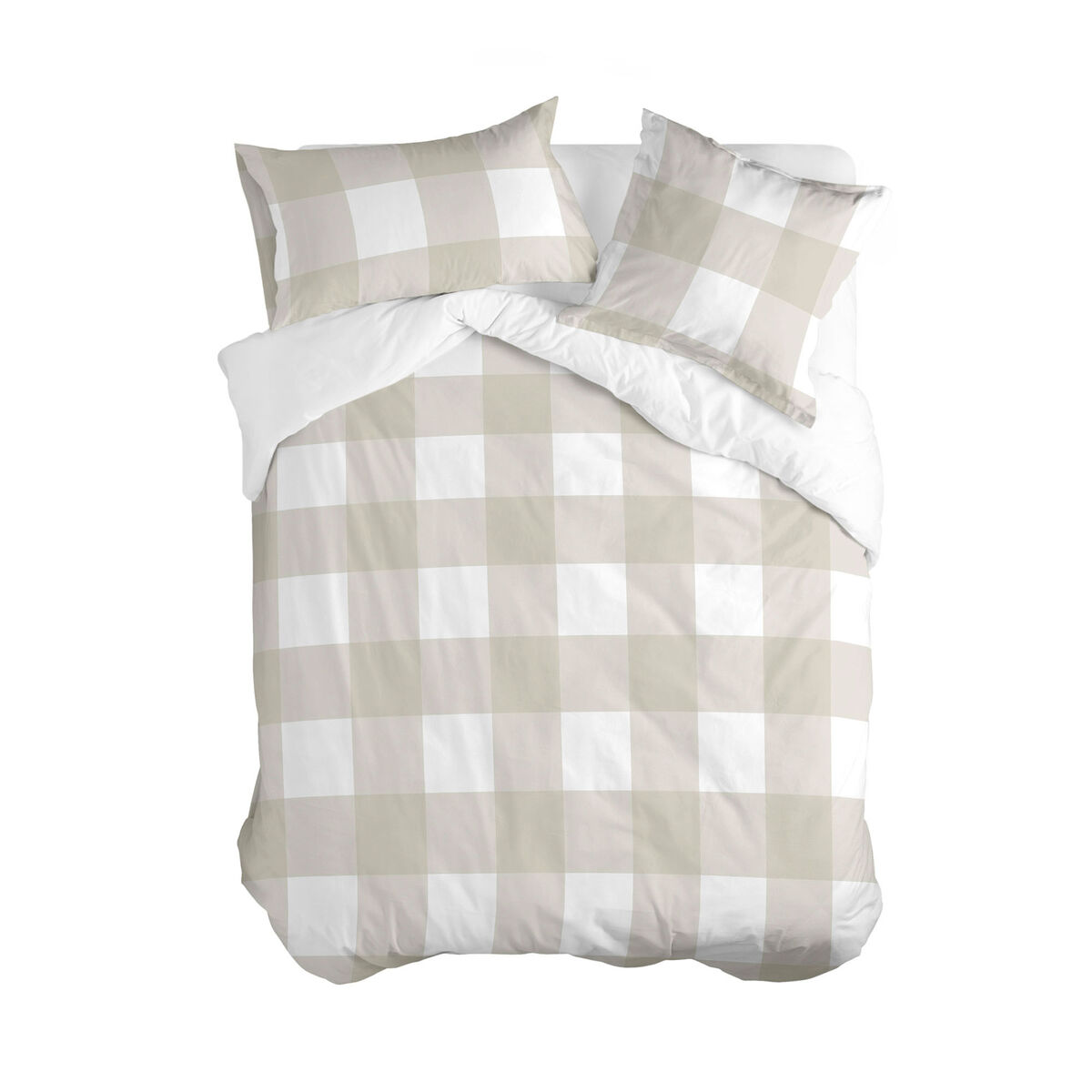 Påslakan HappyFriday Beige Säng 135/140 220 x 220 cm - 5