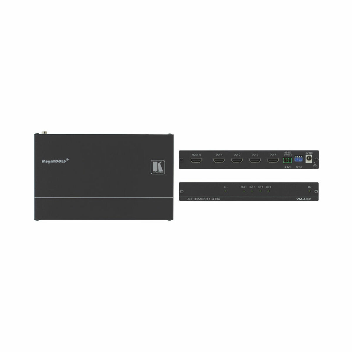 KVM-Brytare Kramer Electronics VM-4H2 - 2