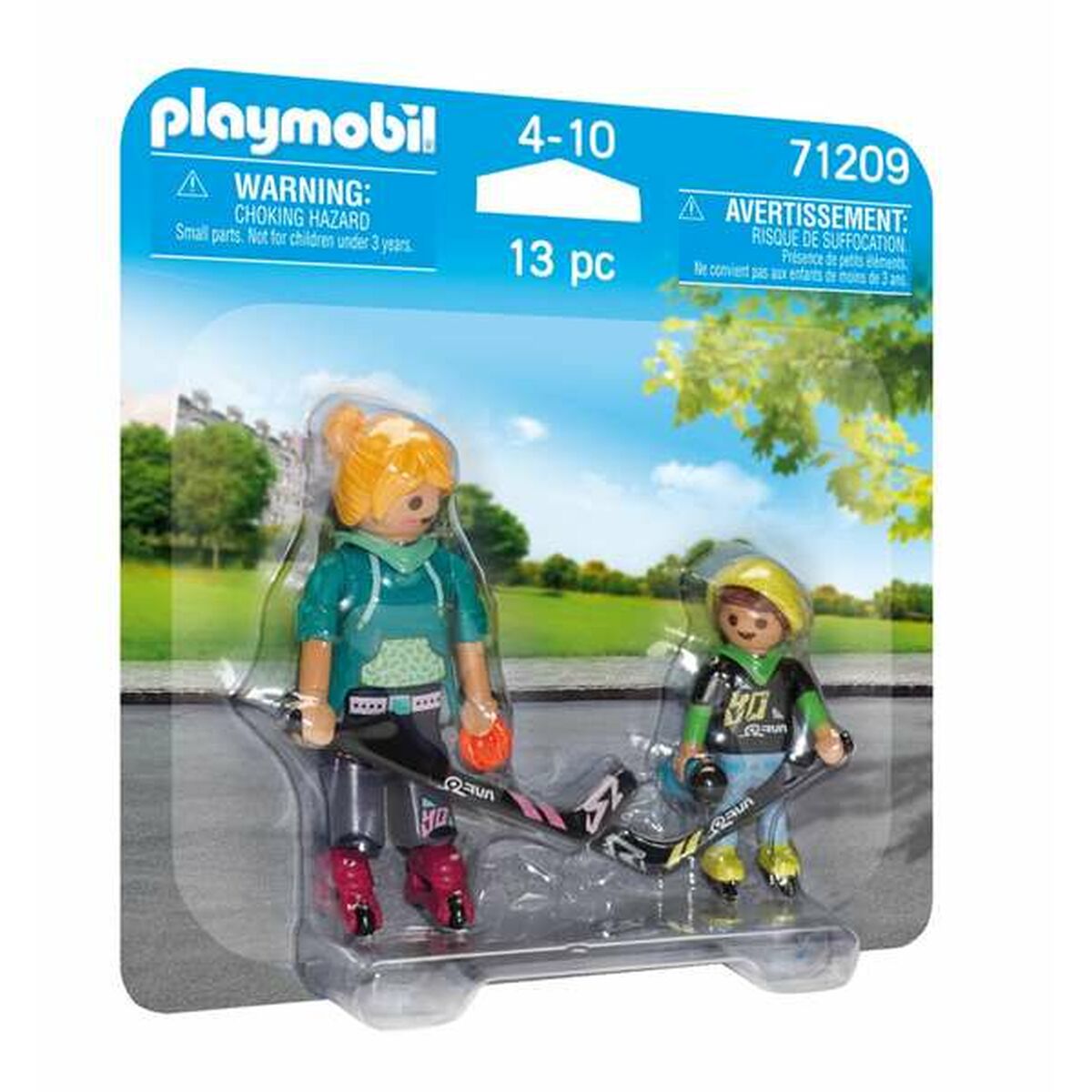 Playset Playmobil 71209 13 Delar Hockeyspelare Duo - 5