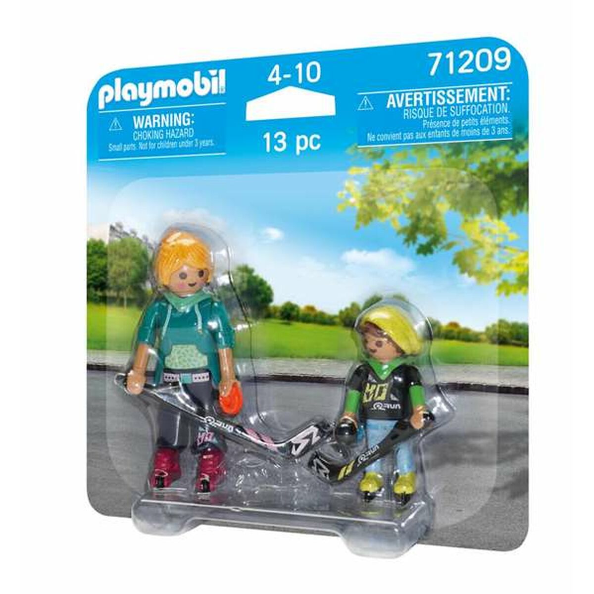 Playset Playmobil 71209 13 Delar Hockeyspelare Duo - 10