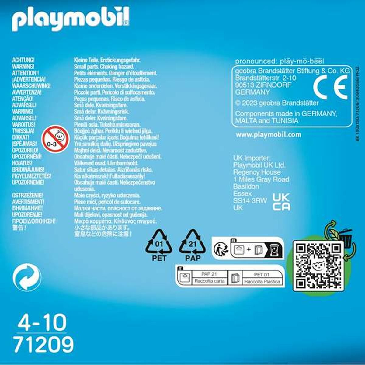 Playset Playmobil 71209 13 Delar Hockeyspelare Duo - 7