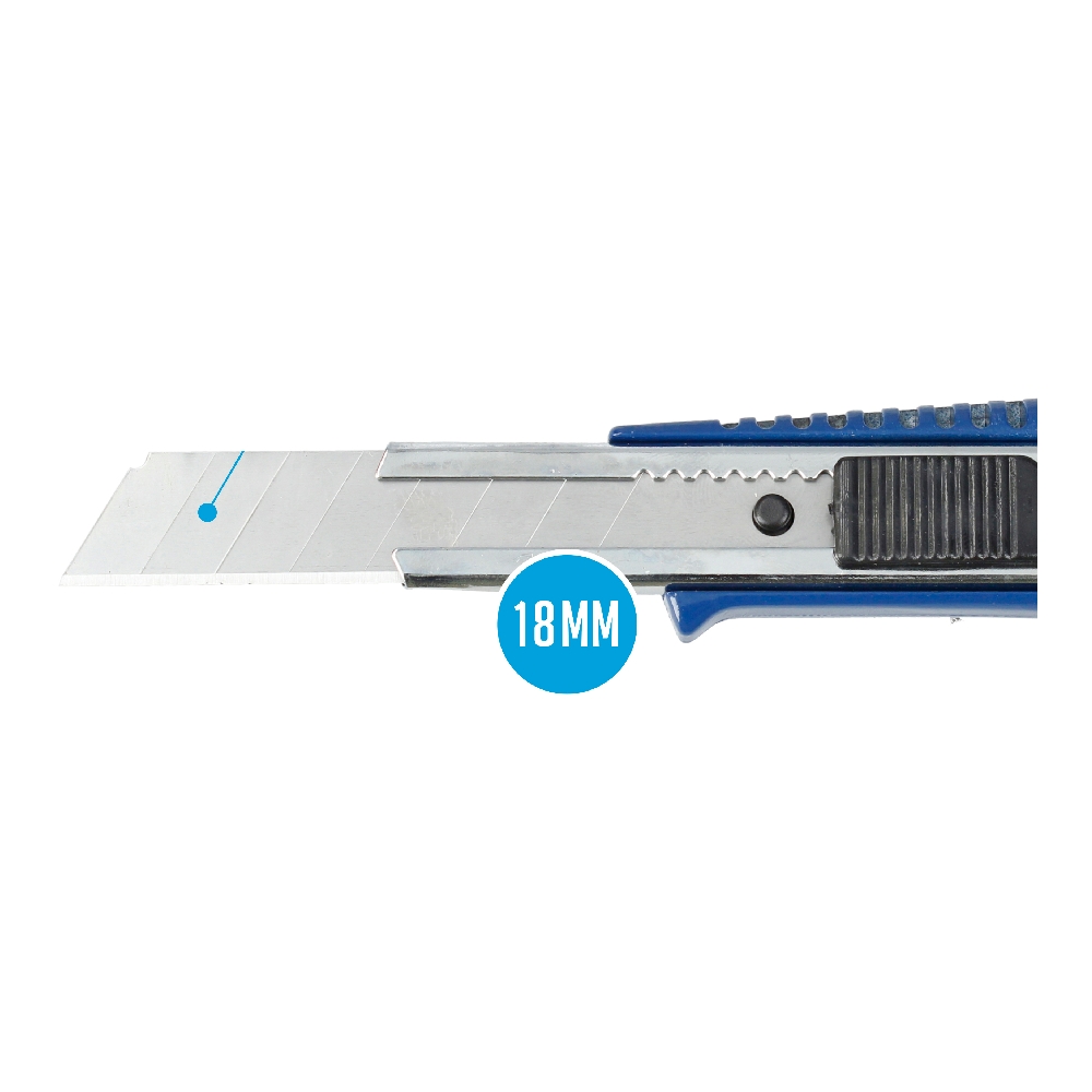 brytbladskniv Ferrestock Blå 18 mm - 5