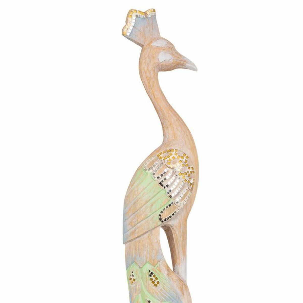 Prydnadsfigur Alexandra House Living Påfågel 106 x 15 x 22 cm - 3