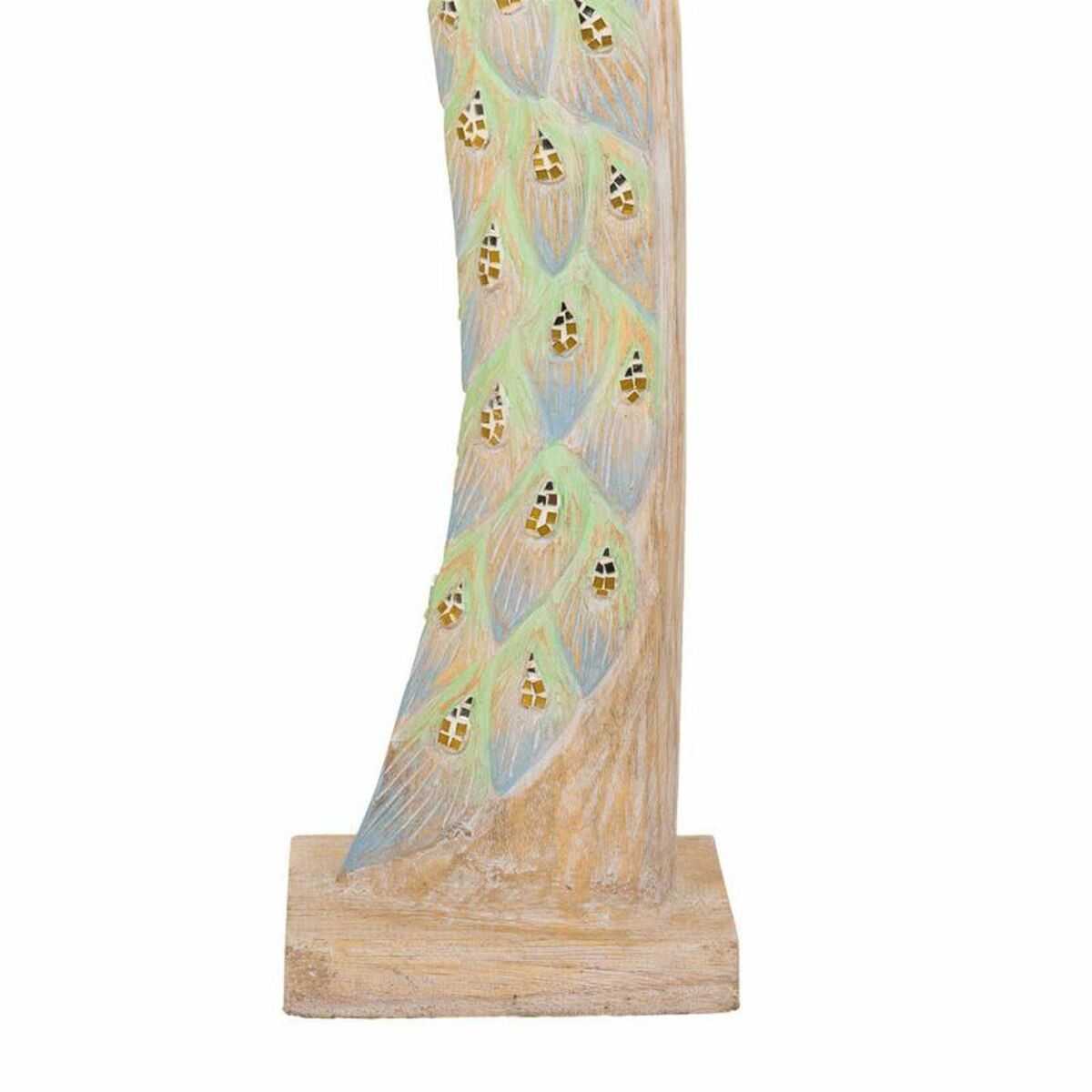 Prydnadsfigur Alexandra House Living Påfågel 106 x 15 x 22 cm - 4