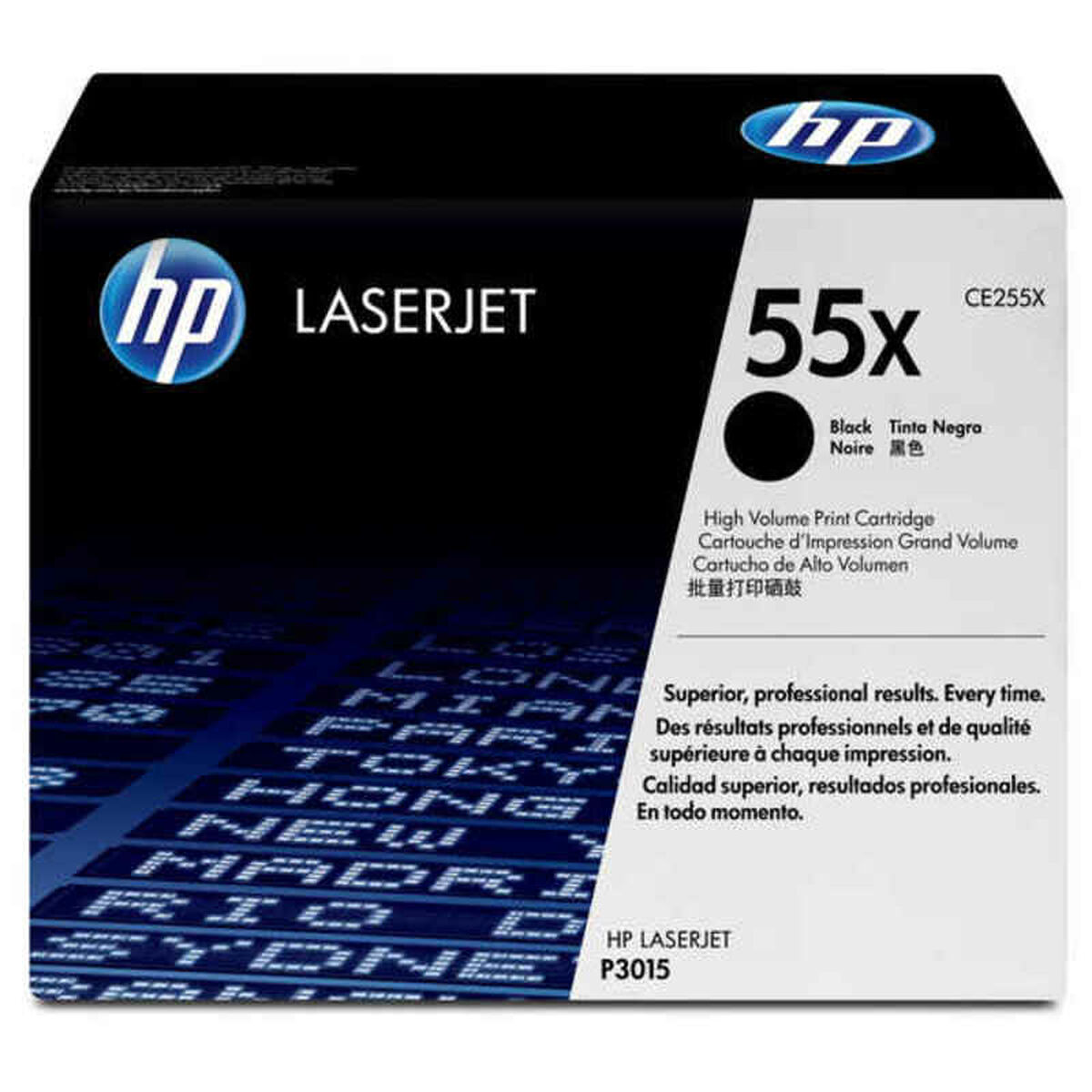 Toner HP CE255X Toner Svart