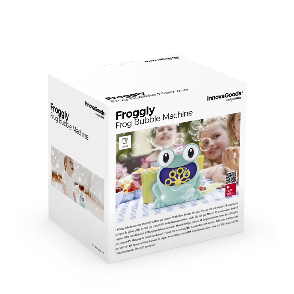 Automatisk såpbubbelmaskin Froggly InnovaGoods - 10