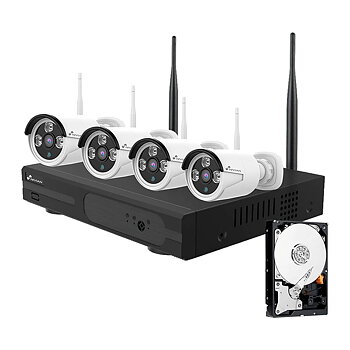 Övervakningsvideokamera Nivian NV-KIT830W-4CAM