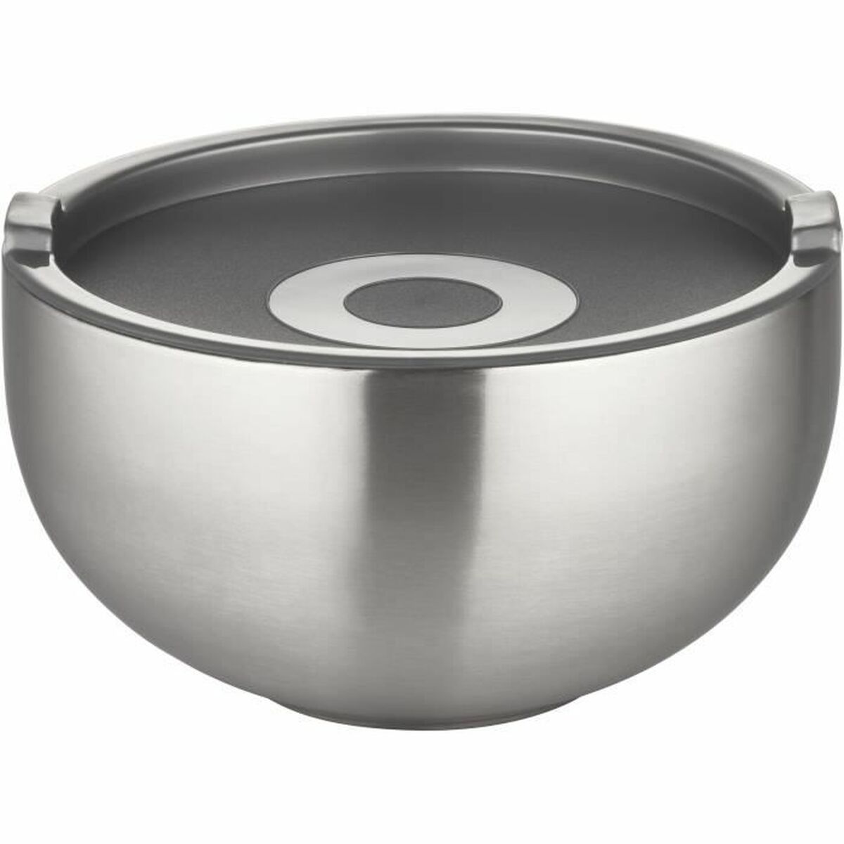Salladsskål GSW GSW 26 cm Silvrig Metall Termisk