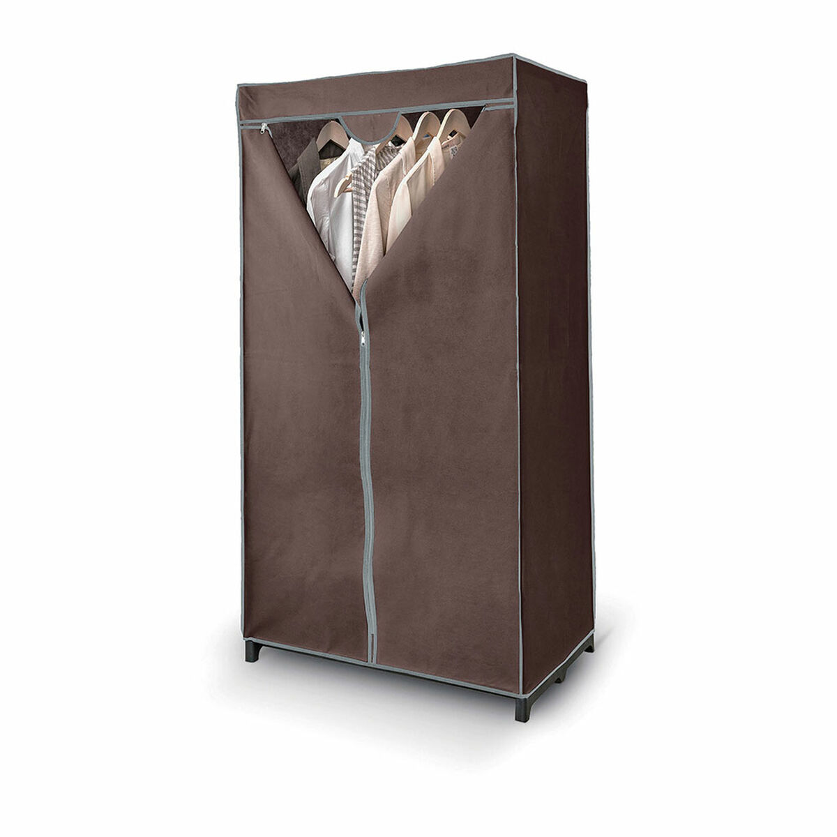 Garderob Domopak Living 905020 Brun Tyg (75 x 50 x 145 cm) - 2