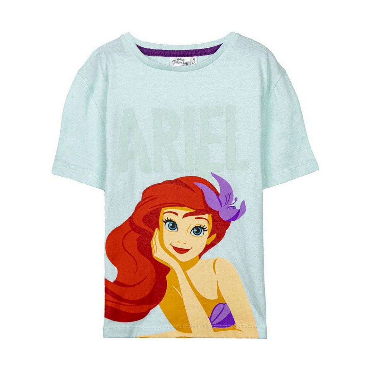 Barn T-shirt med kortärm Disney Princess Grön Ljusgrön