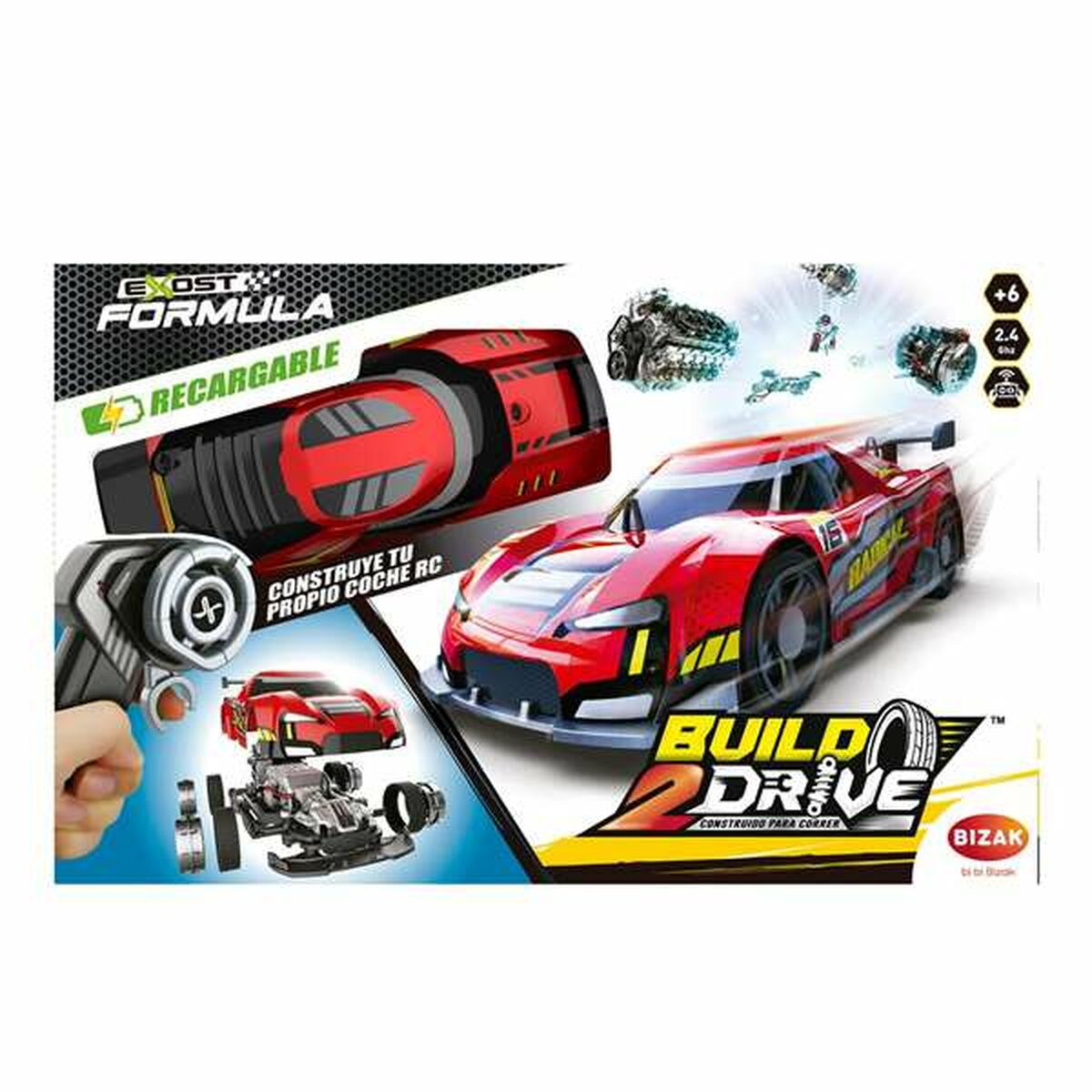 Radiostyrd bil Bizak Build 2 Drive 2,4 GHz 20 Delar - 7