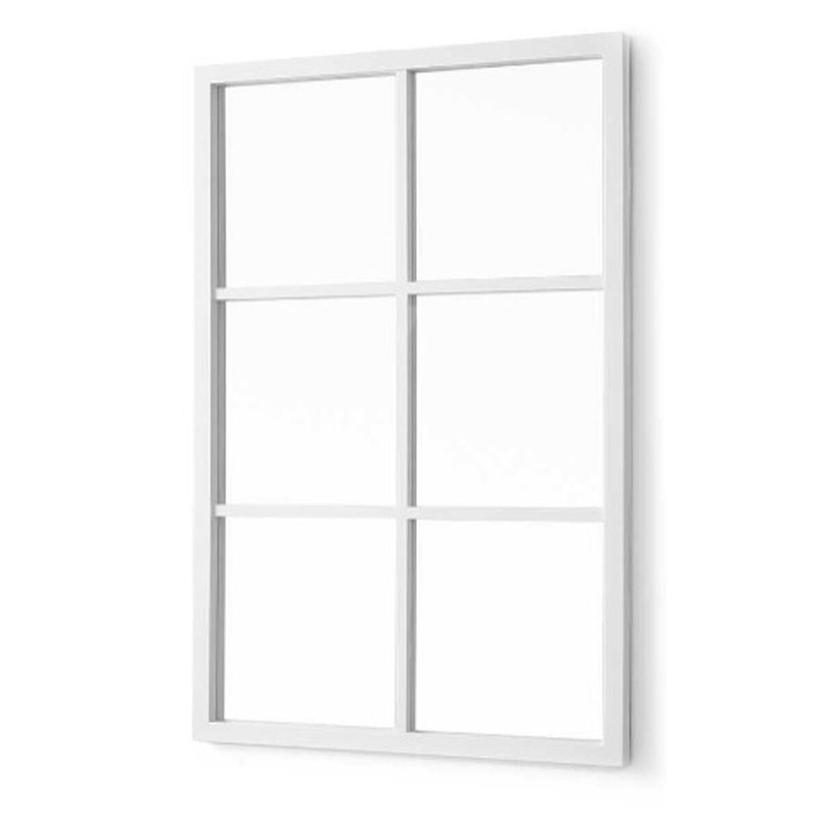 Väggspegel Gift Decor Vit Terek 70 x 47 x 2 cm (6 antal) - 3