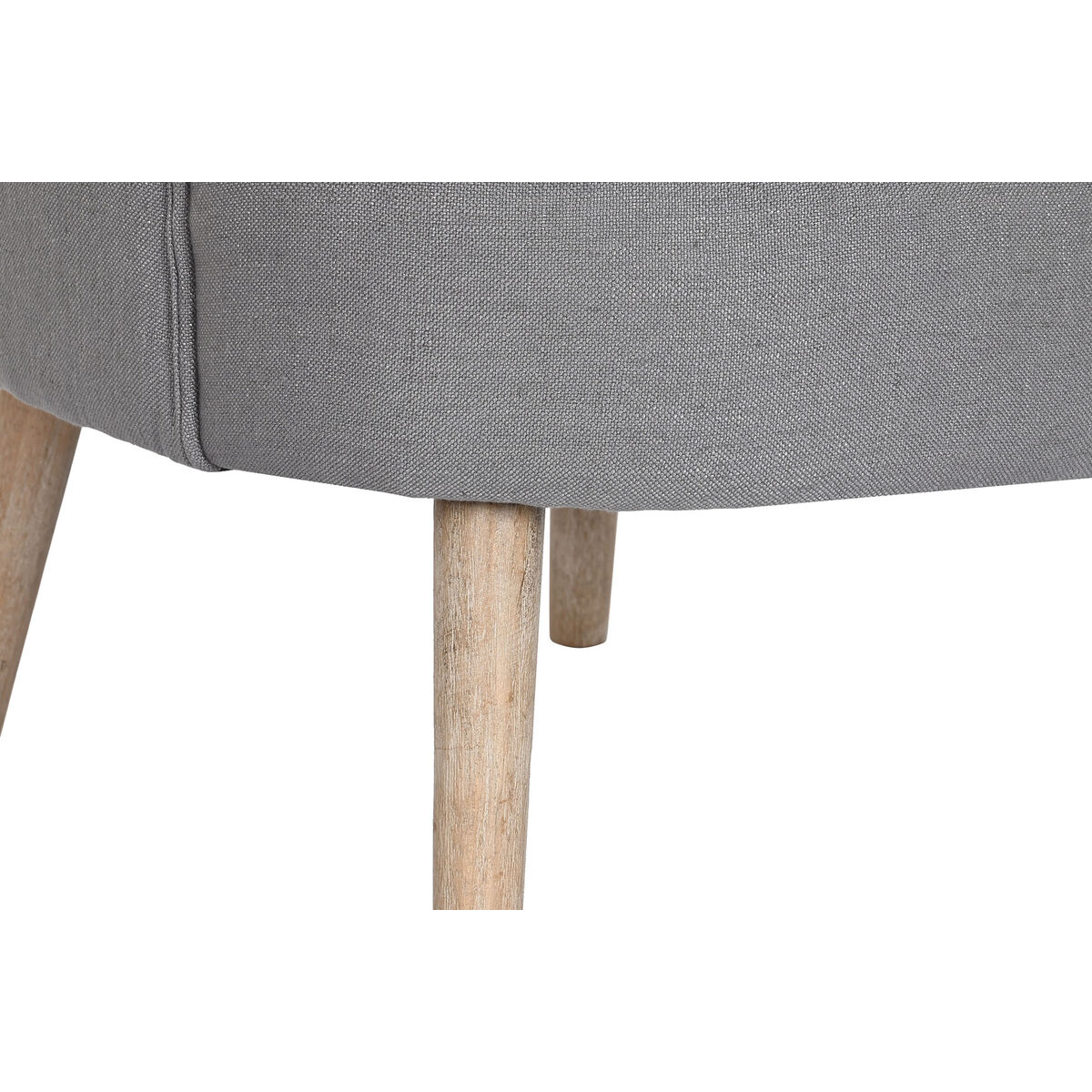 Fåtölj DKD Home Decor Gran Polyester Mörkgrå (66 x 70 x 88 cm) - 3