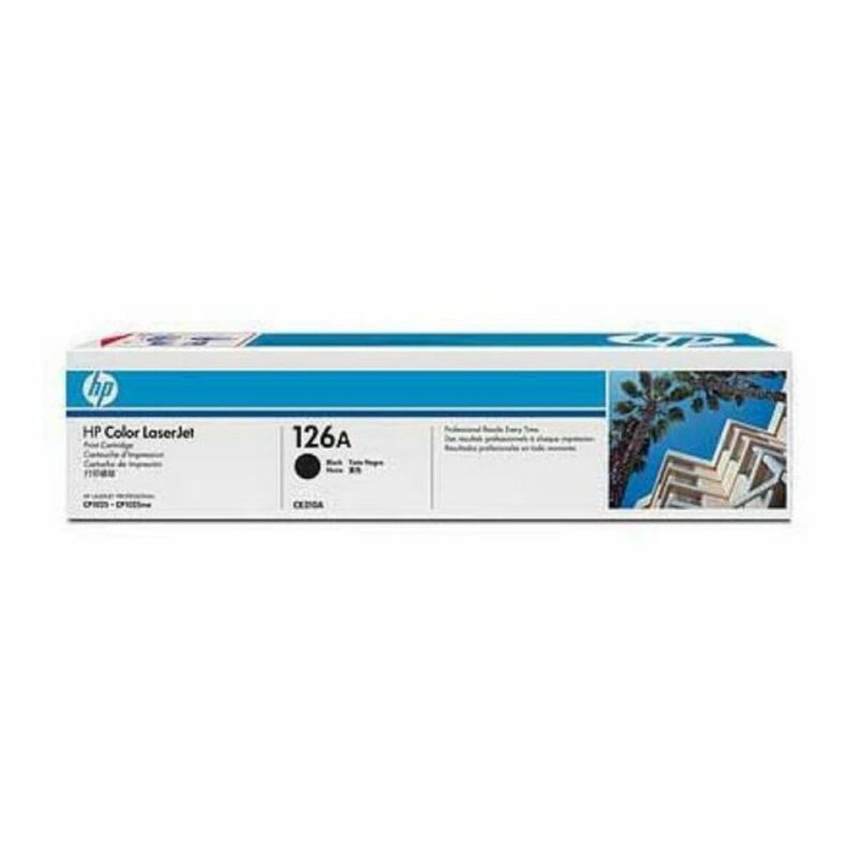 Toner Hewlett Packard CE310A Svart
