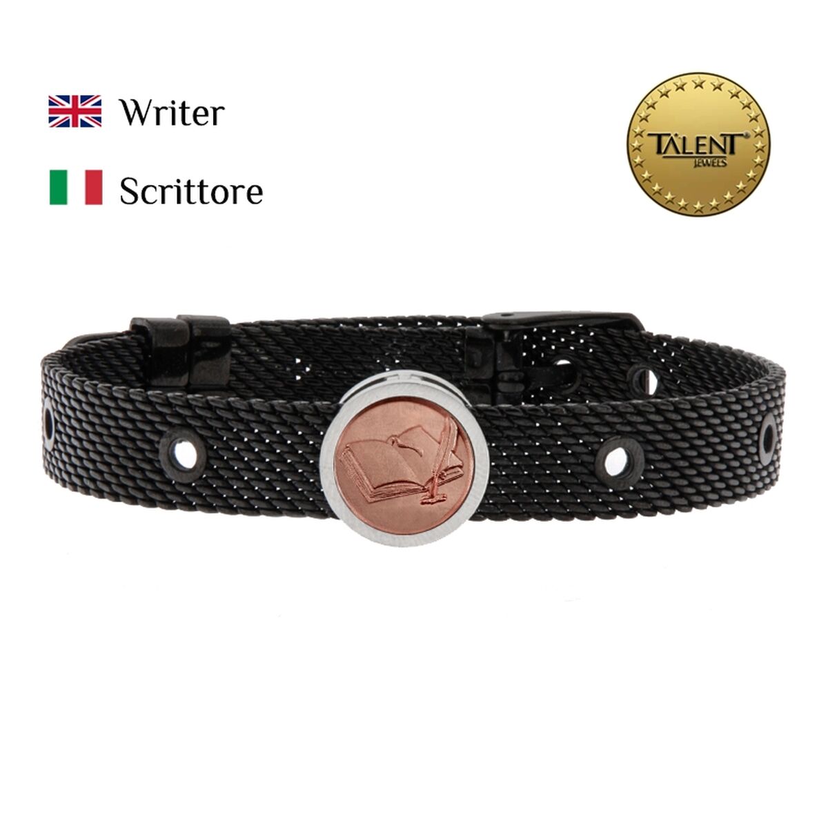 Unisexarmband Writer Talent Jewels TJA-3-14-02-2-235 Svart - 2