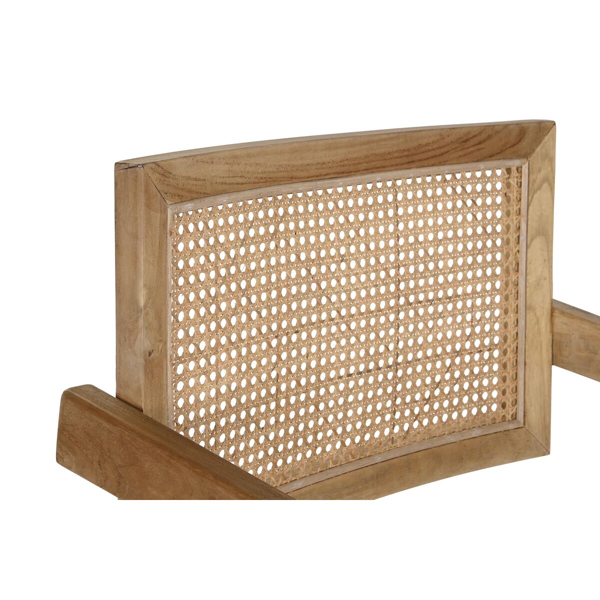 Matsalsstol DKD Home Decor Naturell Teak Rattan (58 x 56 x 82 cm) - 3