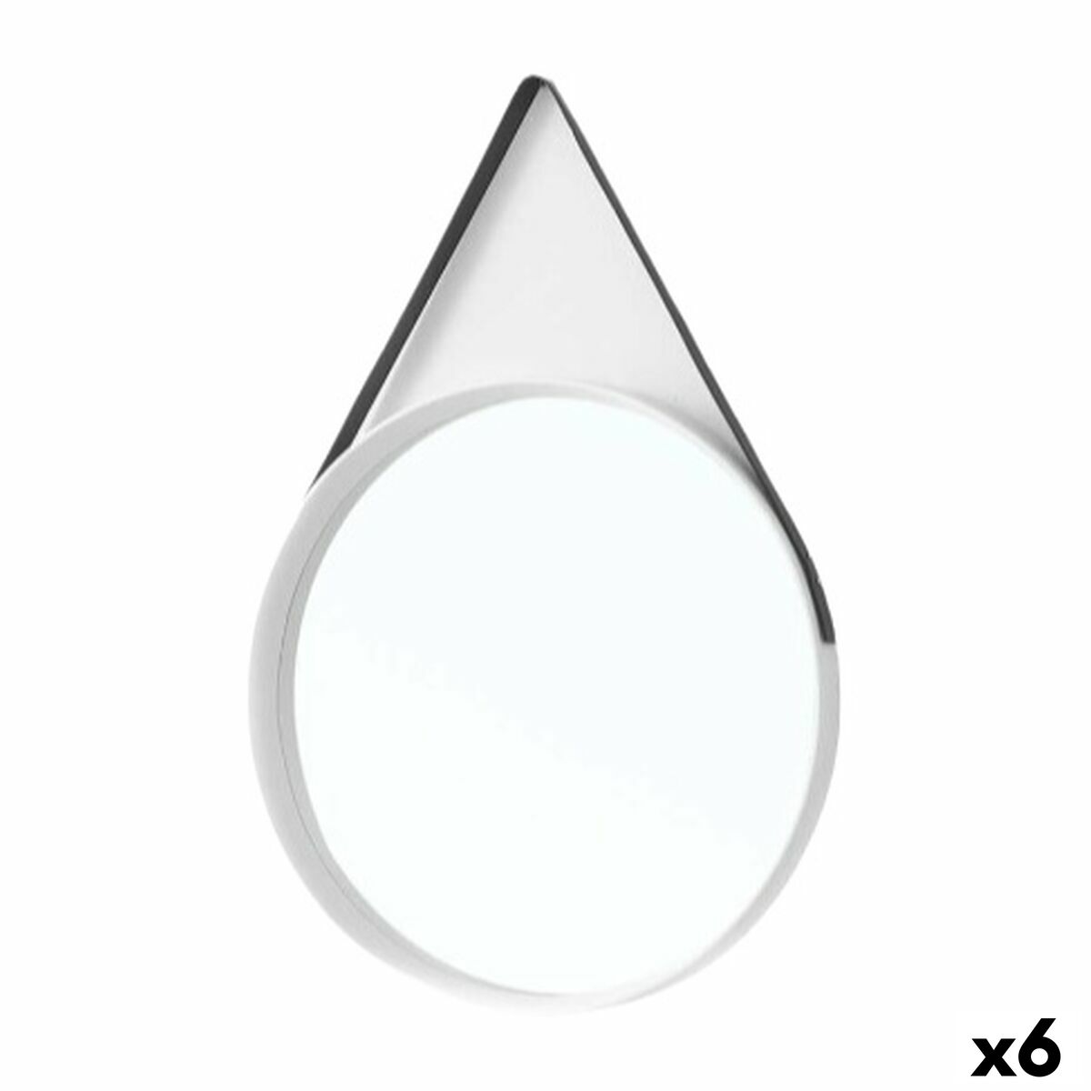 Väggspegel Gift Decor Vit 51 x 4,5 x 76 cm (6 antal)